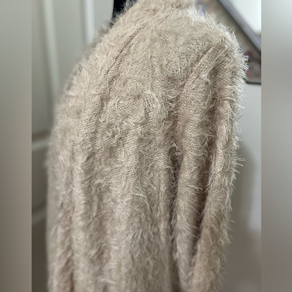 NWT Colleen Lopez Fuzzy Open Cardigan - Picture 4 of 13